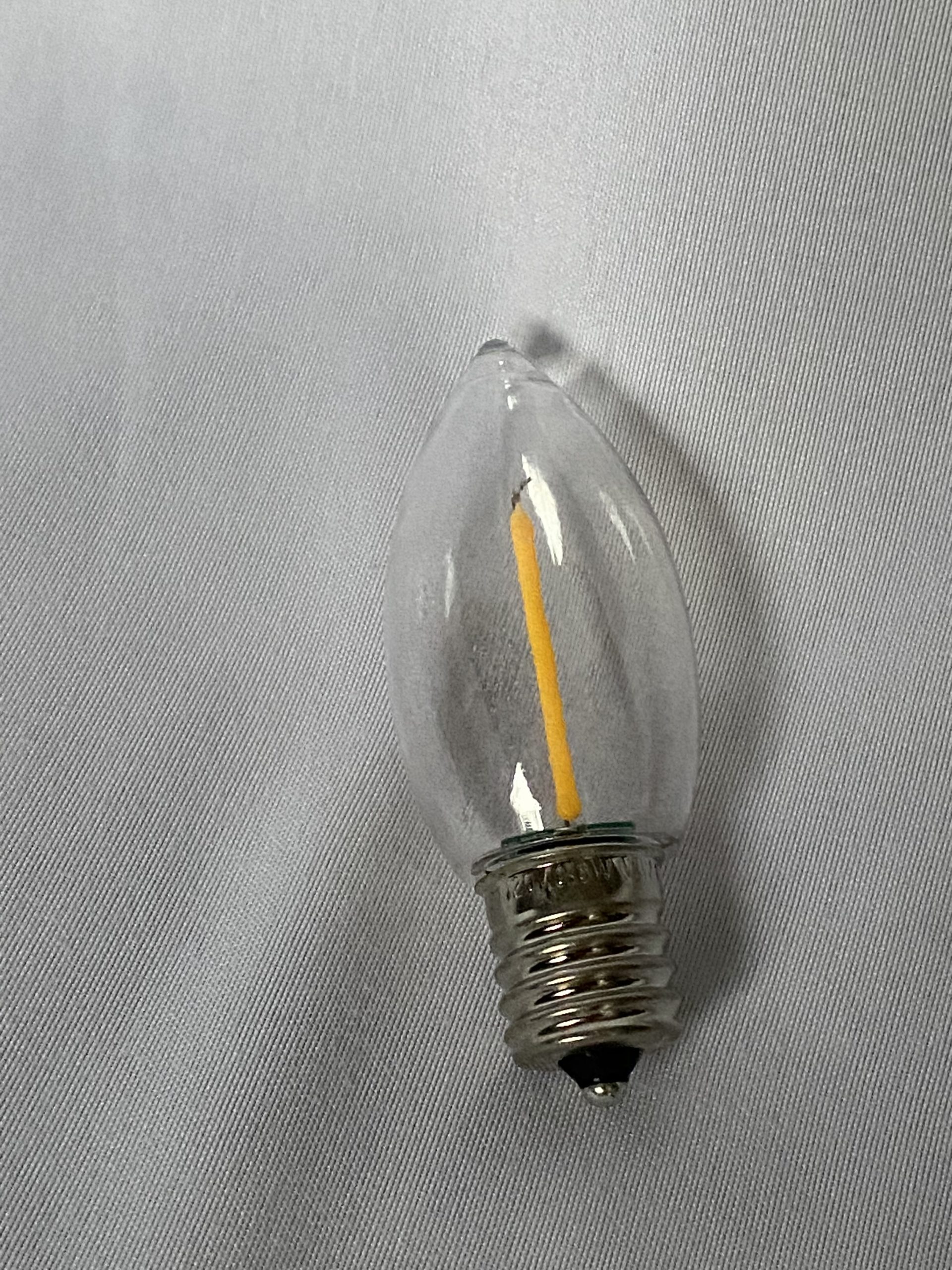 LED C9 Clear Bulbs(11 per pkg.) RC Company Luminarias & More