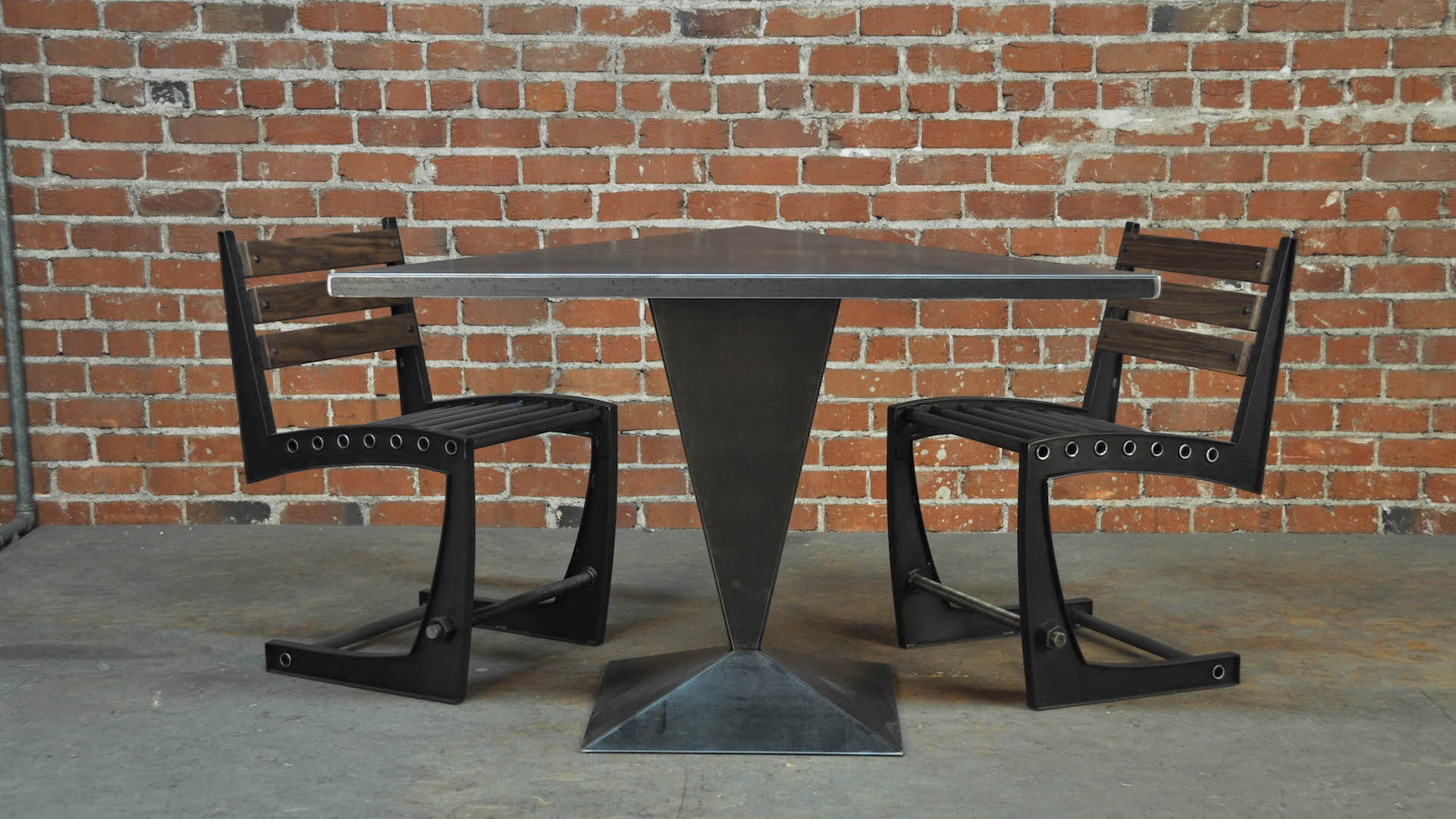 vintage industrial cafe table Vintage Industrial Furniture