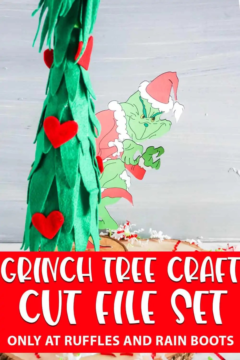 DIY Grinch Tree SVG Cut File Set for Cricut and Silhouette Ruffles