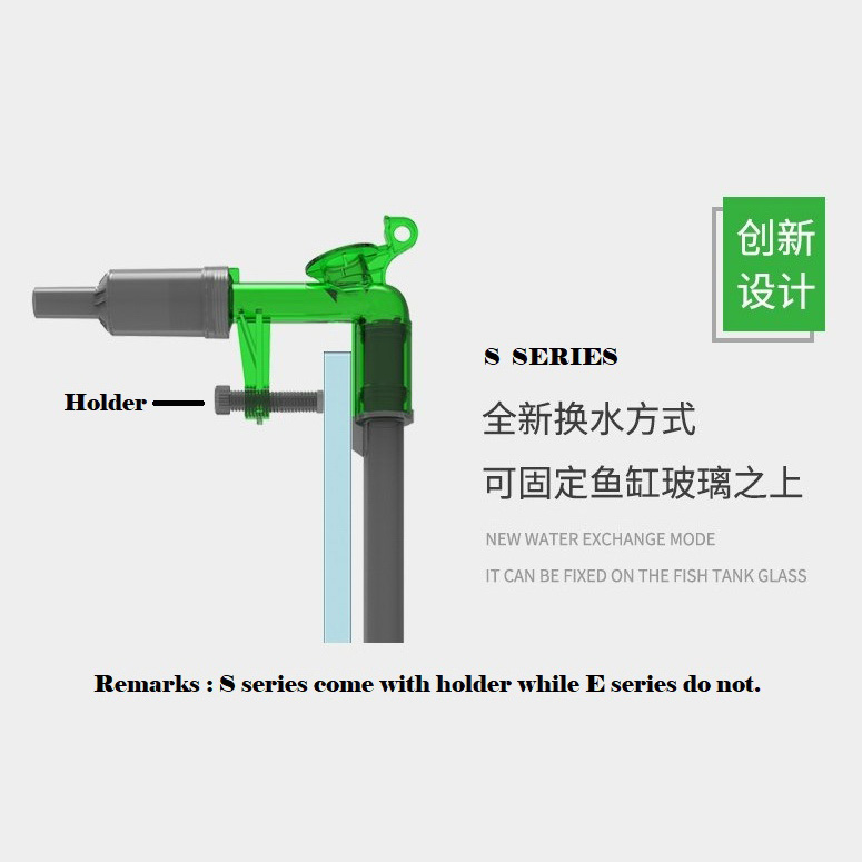 [6MONTHS LOCAL WARRANTY] QANVEE Gravel Cleaner Water Exchanger Vacuum