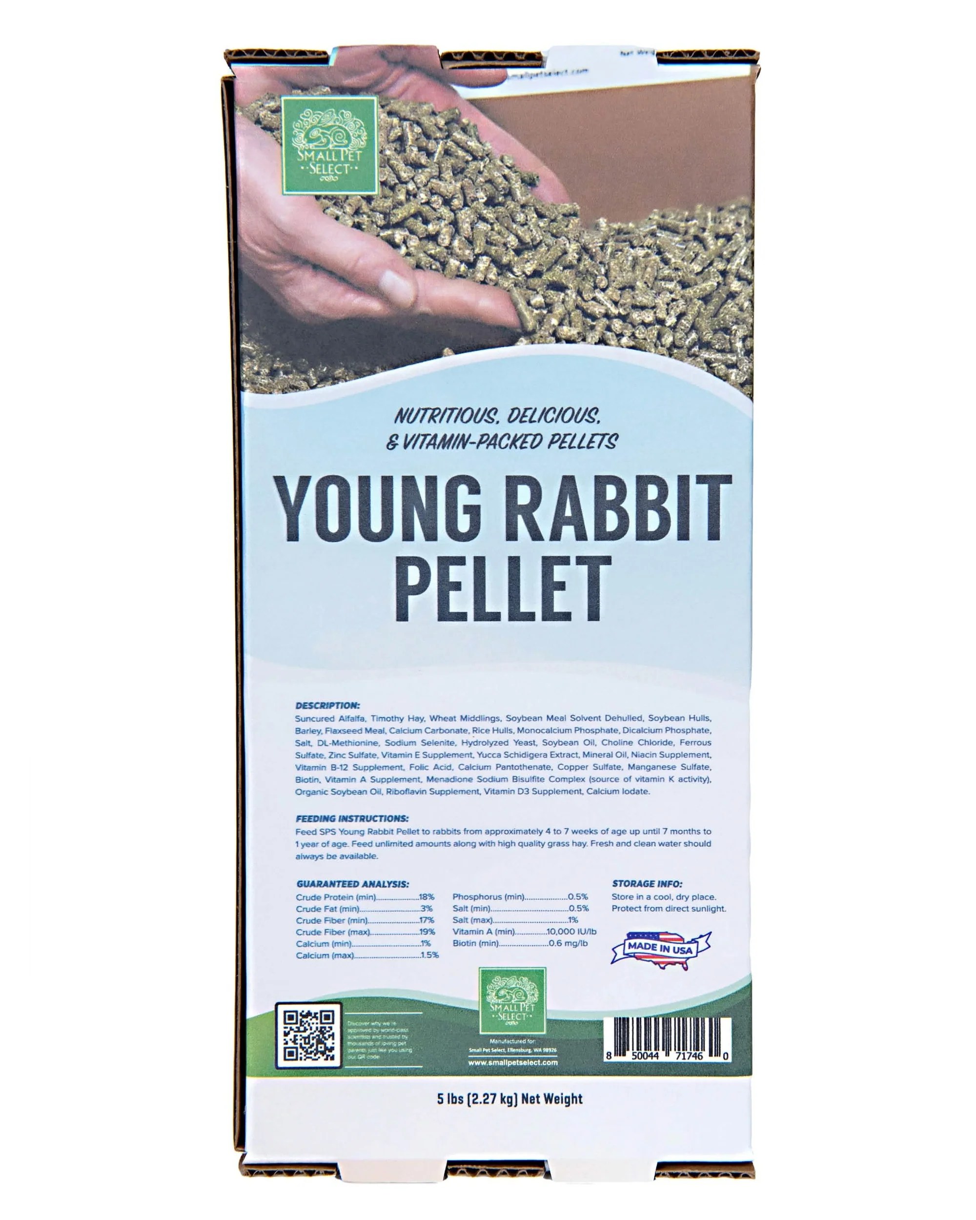 Young Rabbit Food Pellet Small Pet Select U.S.