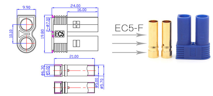 Specs for EC5 highcurrent connectors Page 1