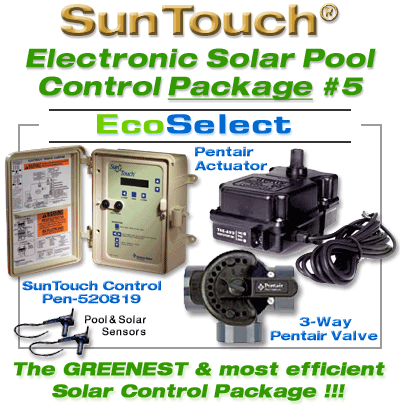 Pentair SunTouch Solar Pool Control Package