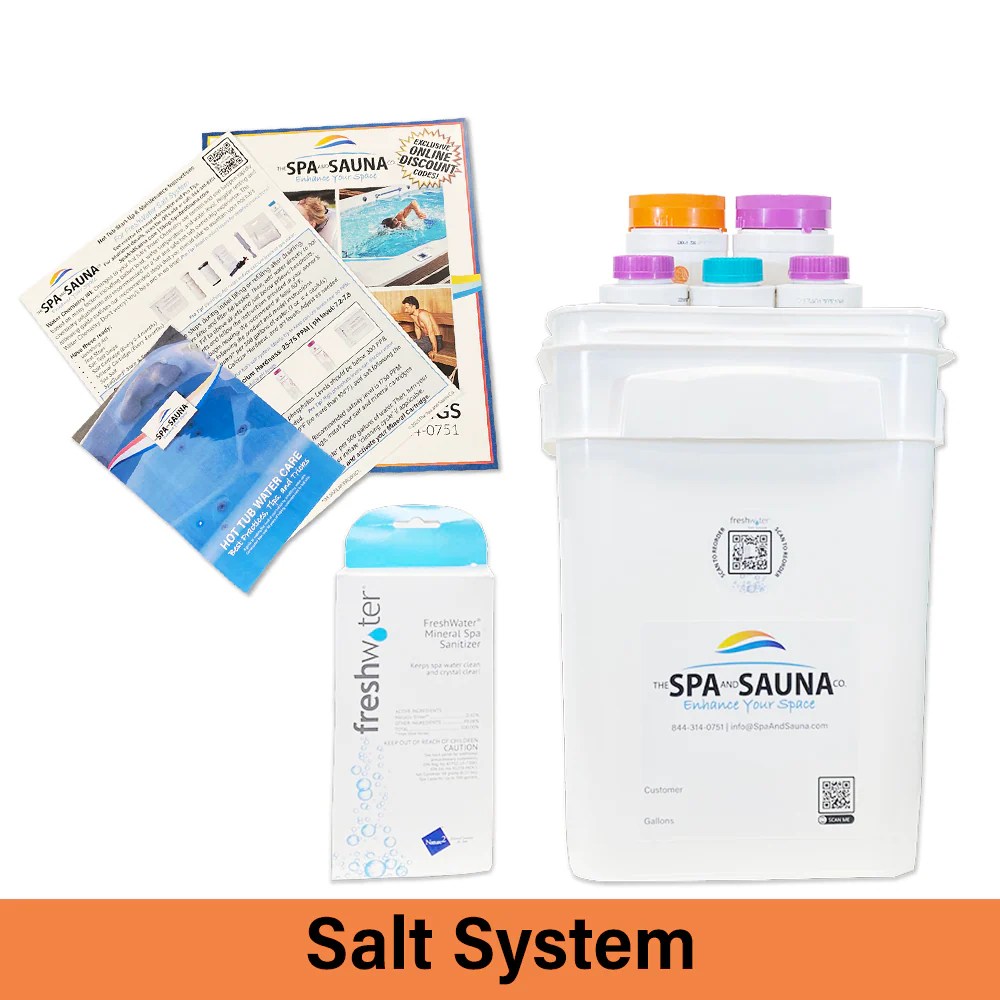 FreshWater Salt System Chemical StartUp Kit (W/COSTCO HOT TUB PURCHAS