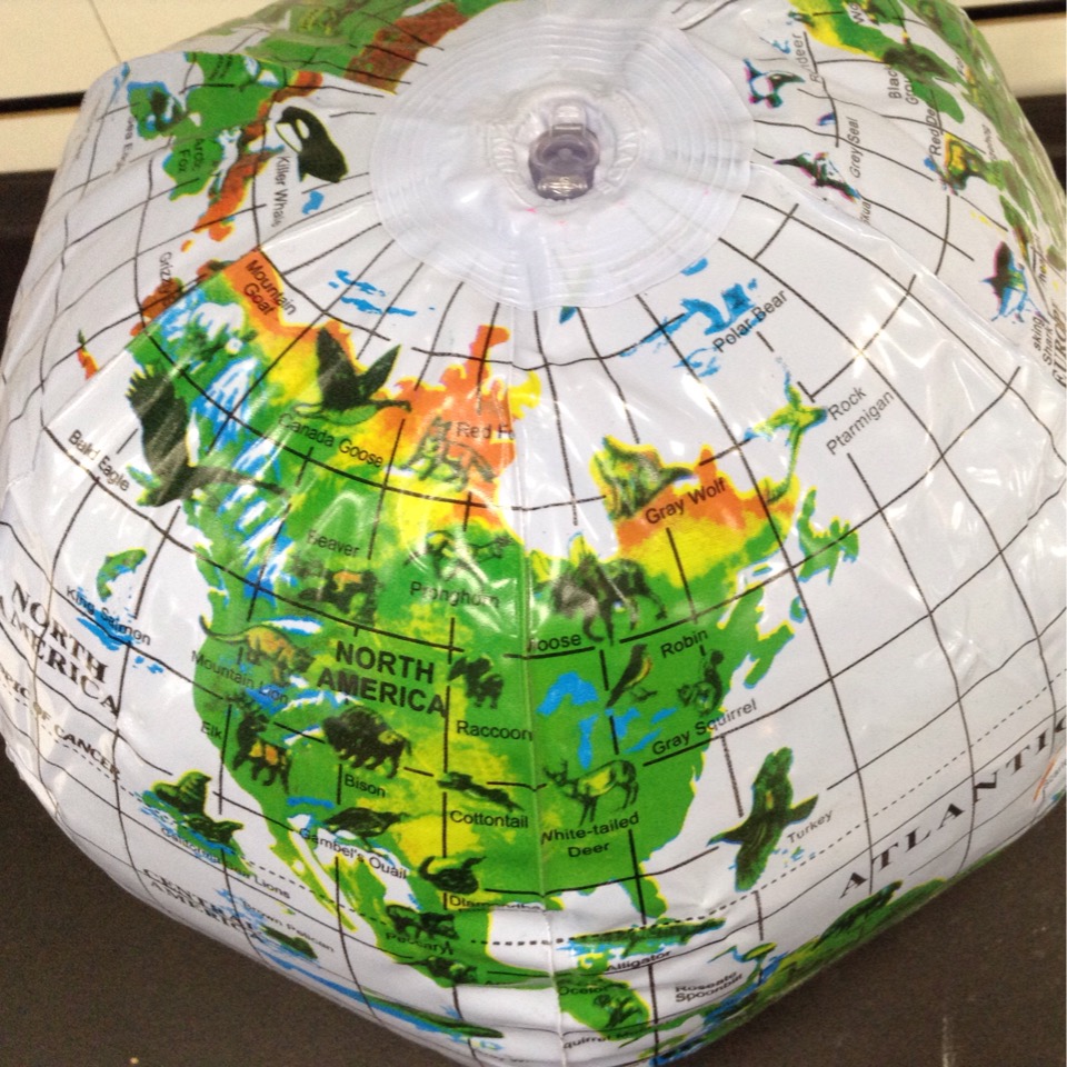 Giant Inflatable Earth Beach Ball International Space Hall of Fame