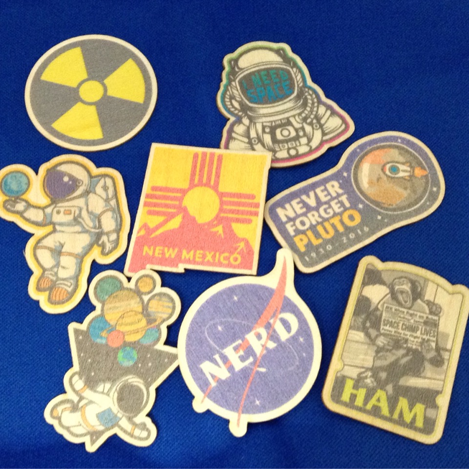 Museum Logo Sticker International Space Hall of Fame Gift Shop