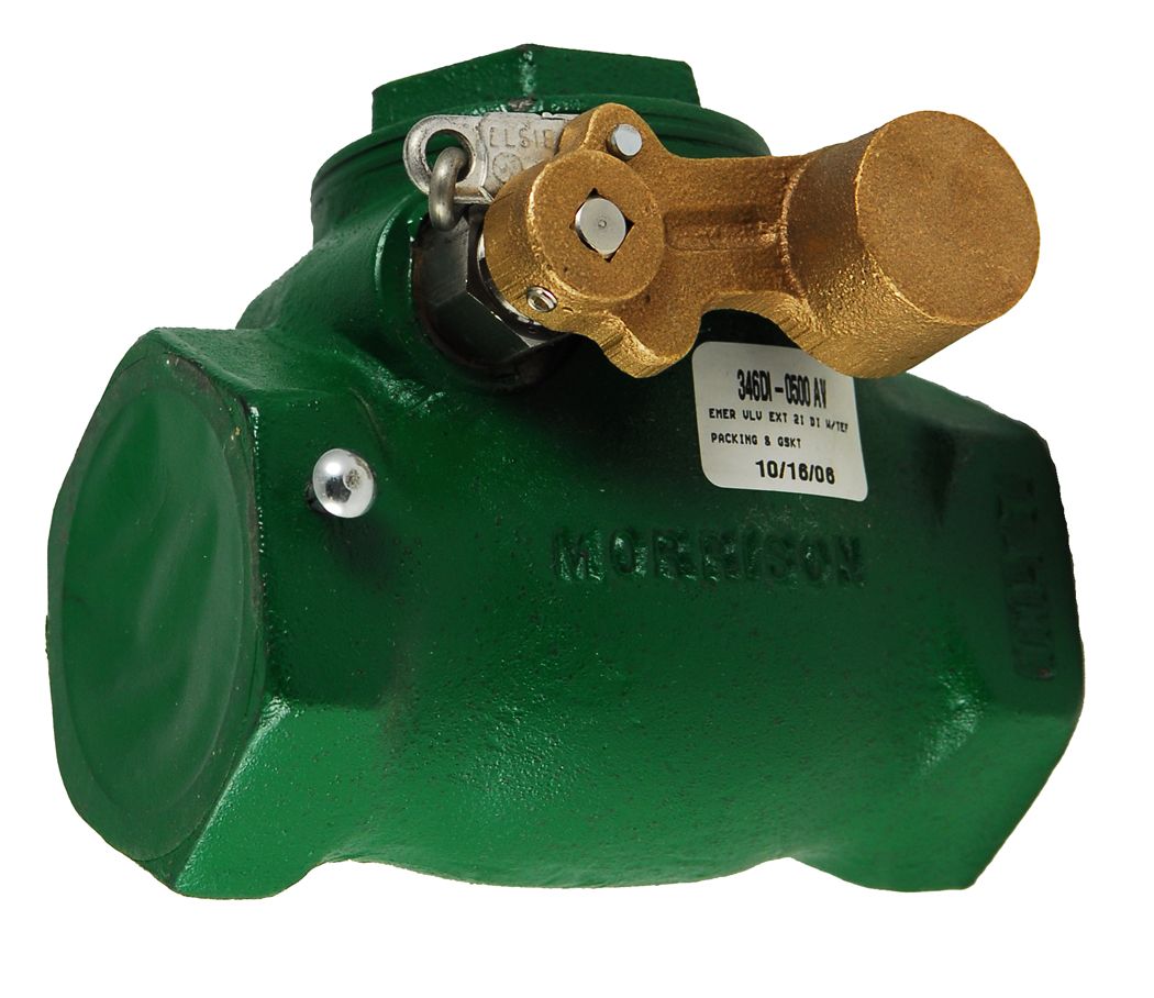 Emergency Valves Including Shear Valves