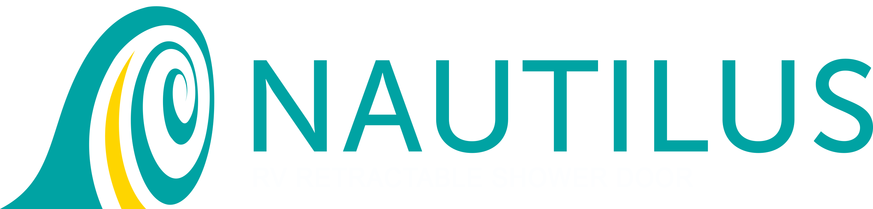 Nautilus Retractable Shower Doors for RV Stoett Industries