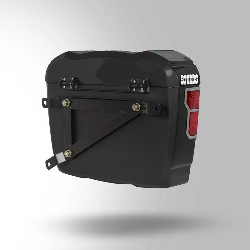 Side Box Explorer With Universal Fitment Clamp Black STUDDS Online Store