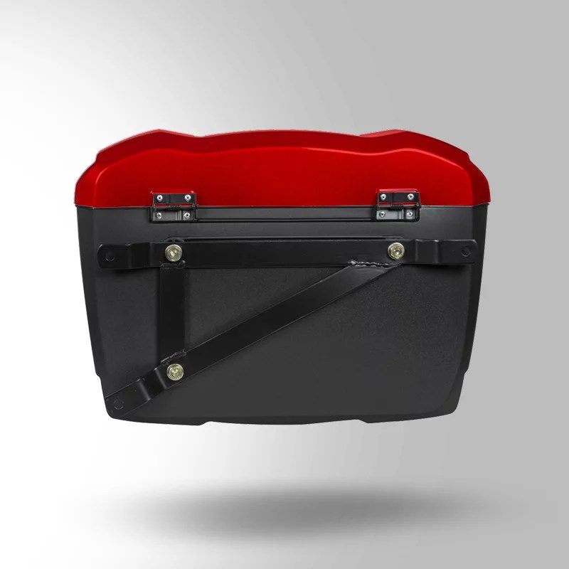 STUDDS Side Box Explorer With Universal Fitment Clamp Red STUDDS