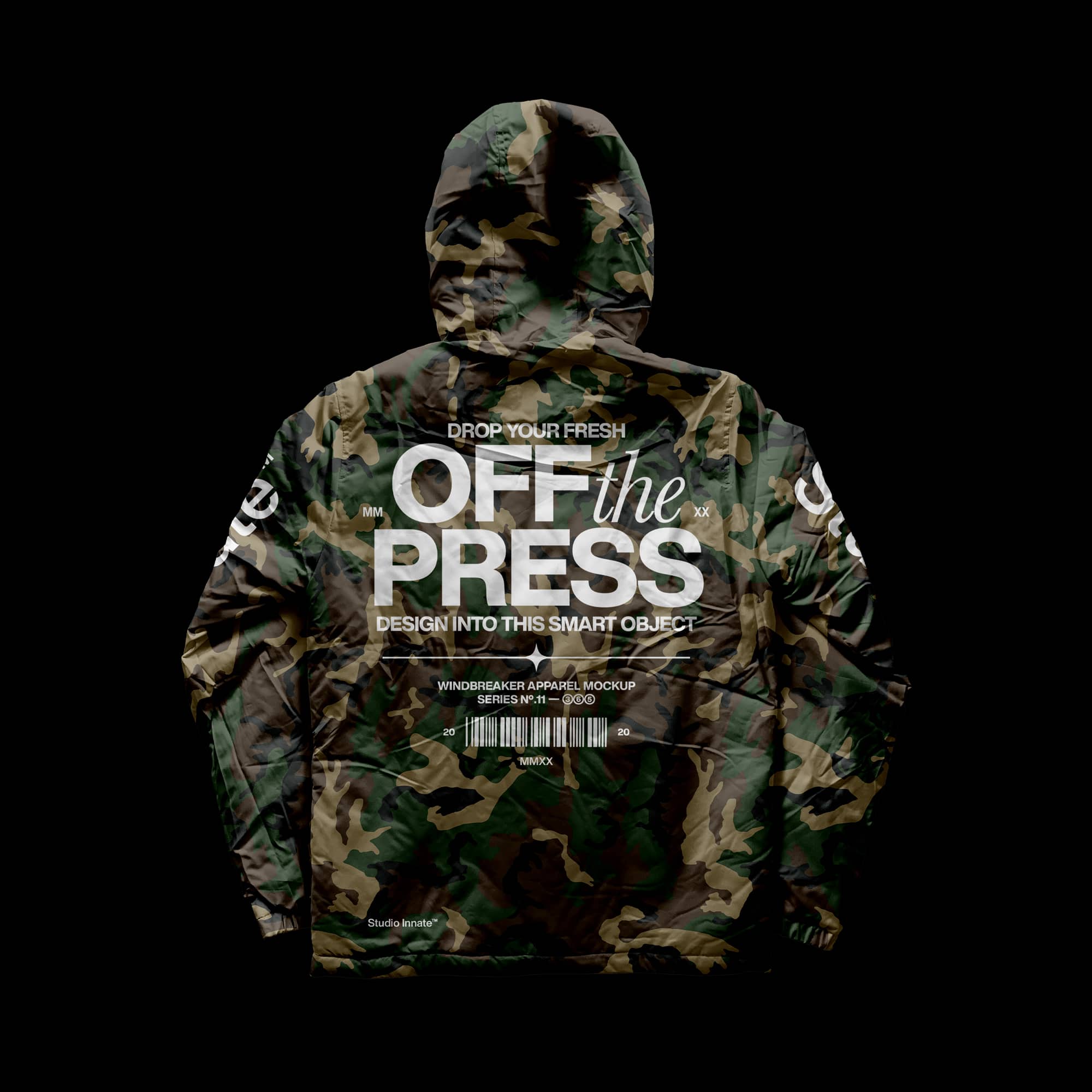 Windbreaker Jacket Mockup Studio Innate