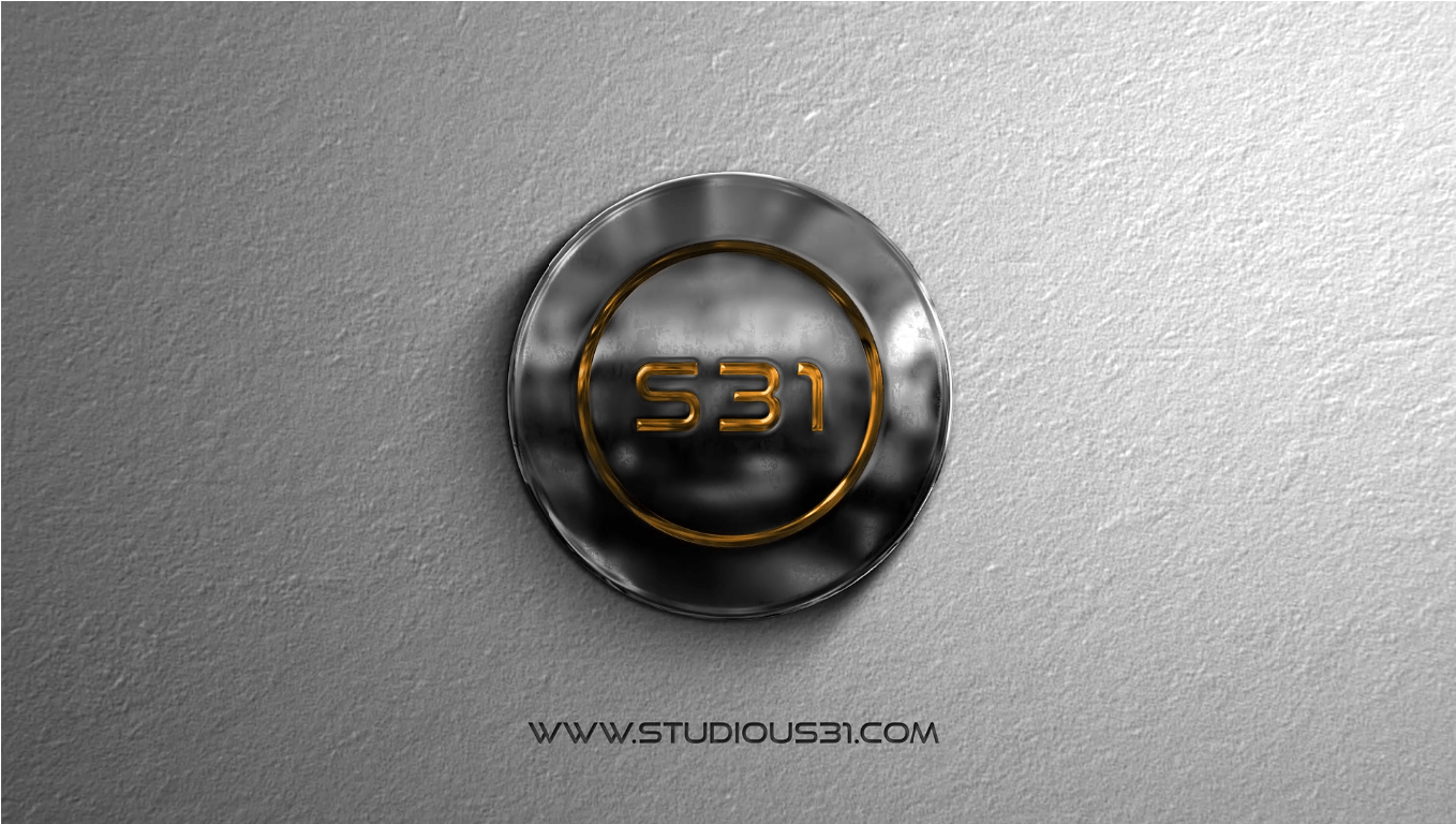 3D Metallic Logo Intro After Effects Template