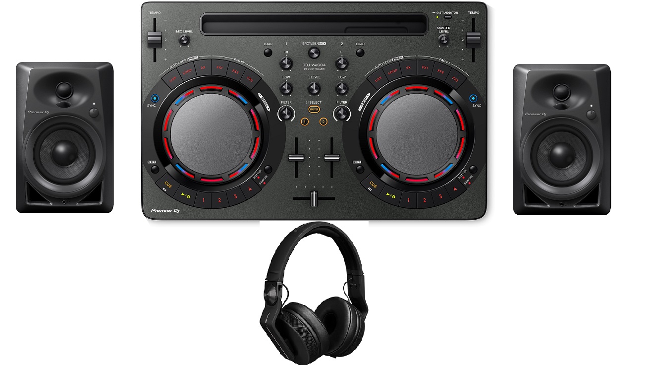 PIONEER DJ STARTER PACK KIT PER DJ PIONEER CON CONSOLE DDJWEGO
