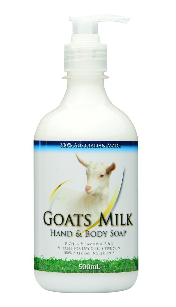 GOATS MILK HAND AND BODY WASH LIQUID 500ML