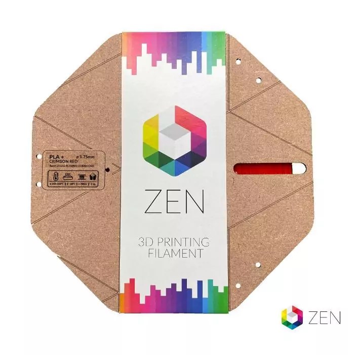 ZEN 3D Printing Filament PLA Ultra Crimson Red 1.75mm TechStudio (PTY