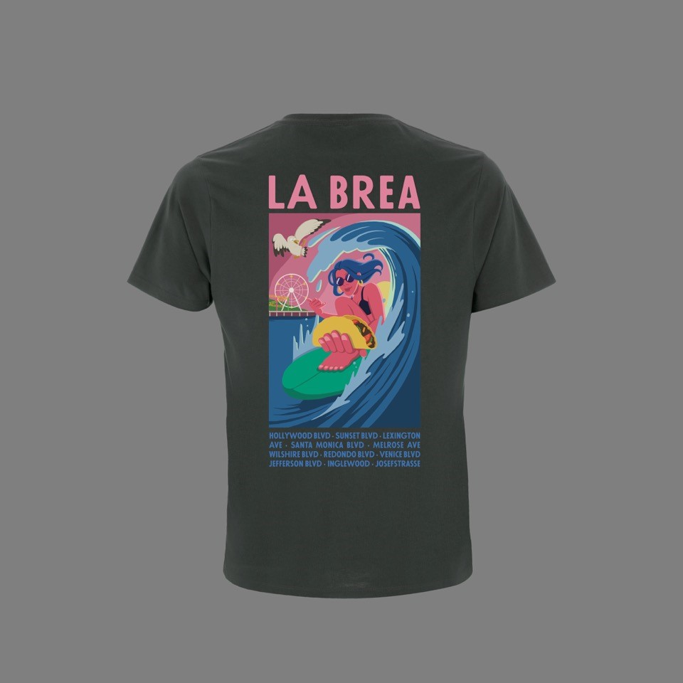 LA Brea Shirt Black Unisex The Shop