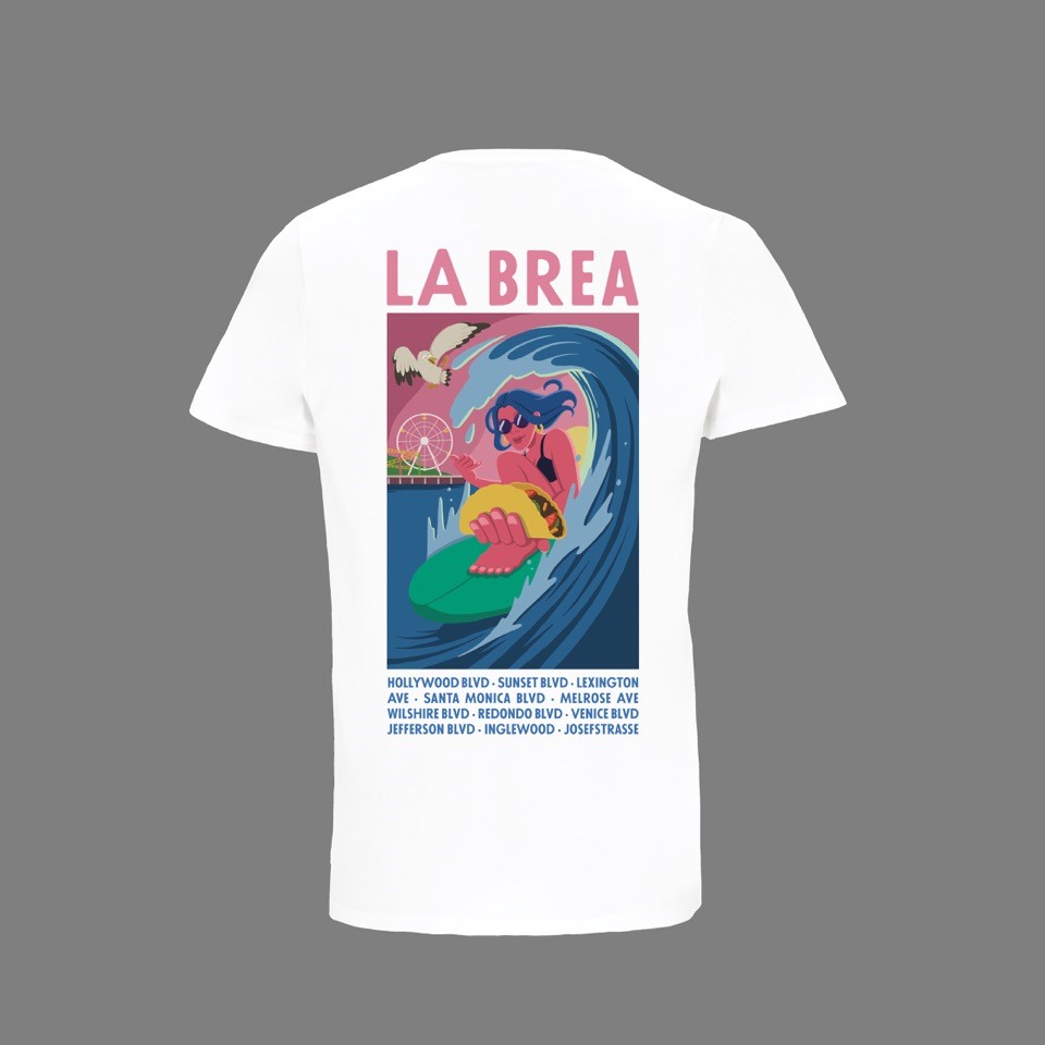 LA Brea Shirt White Unisex The Shop