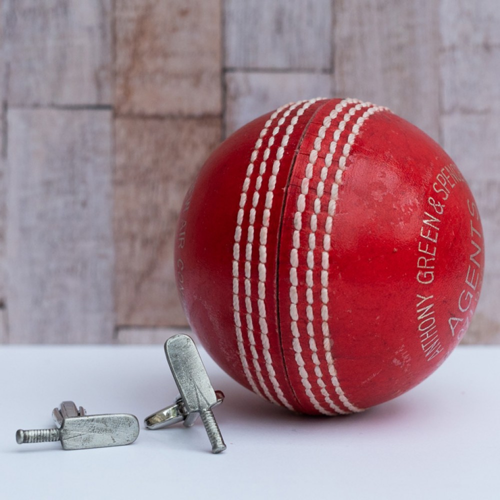 Cricket Bat Cufflinks
