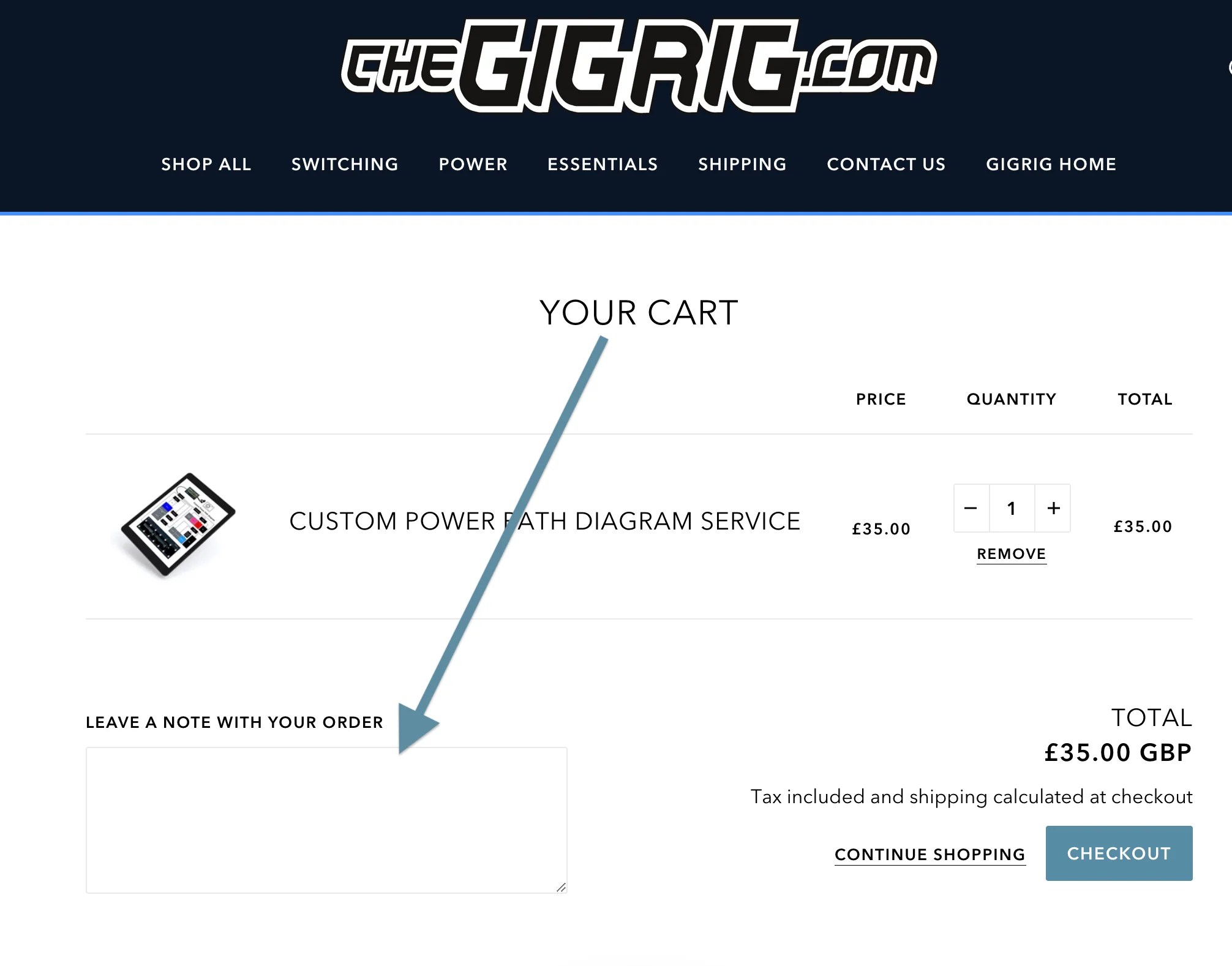 Power Path Diagram The GigRig Shop