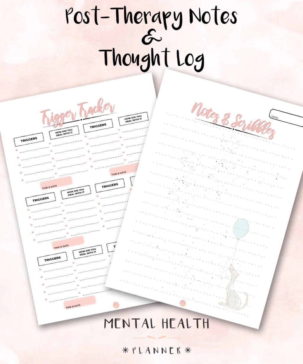 Paper Peach Planner Half Letter Health Planner Daily Mental Wellness