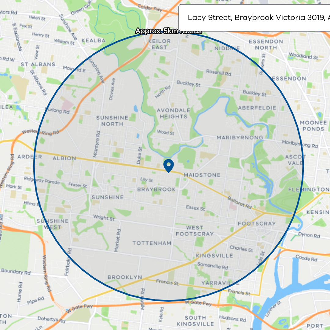 5Km Radius Melbourne Map November Melbourne Map Exhibition roundup Melbourne map Baru