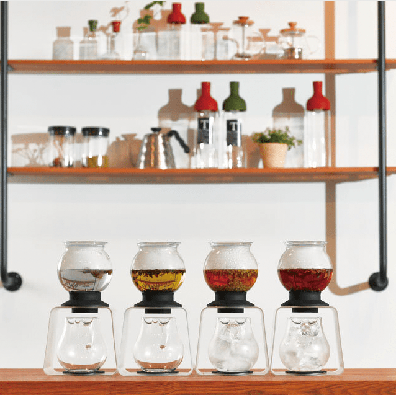 Hario TDR80B Tea Dripper Largo (Black) Toffin Digital