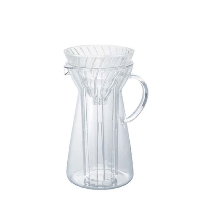 Hario VIG02T V60 Glass Ice Coffee Maker (Transparent) Toffin Digital
