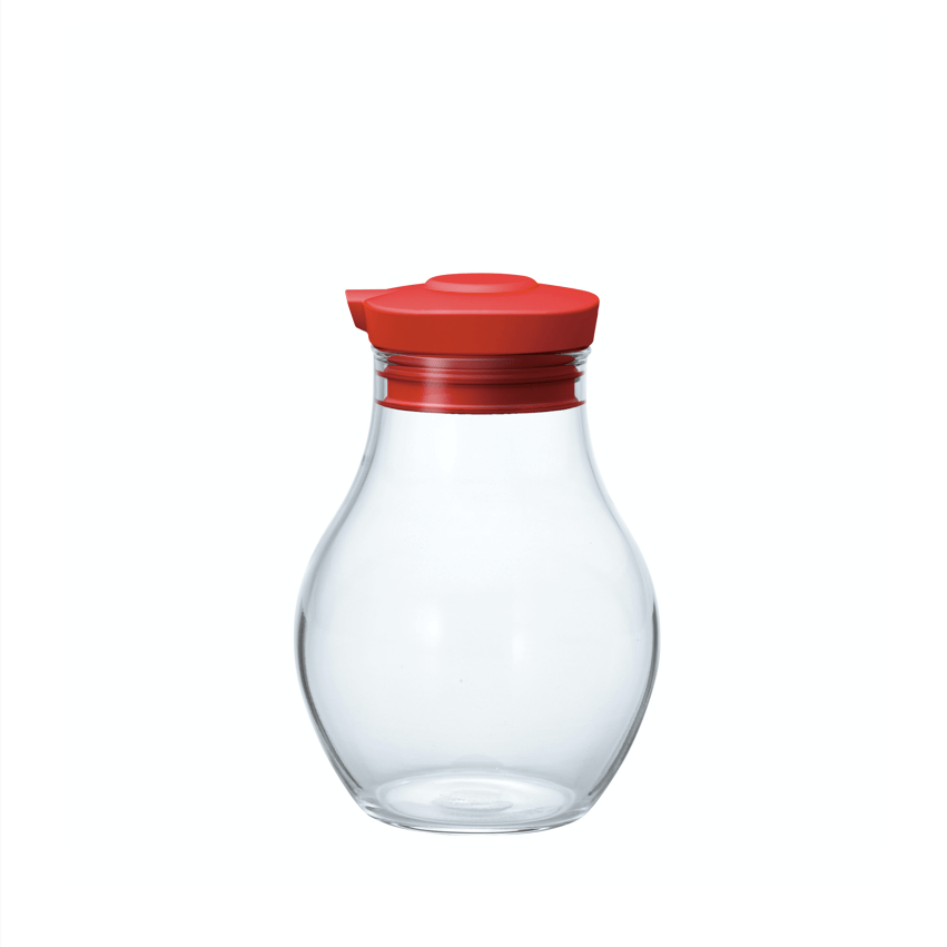Hario OMPS180R Soy Sauce Container 180 (Red) Toffin Digital