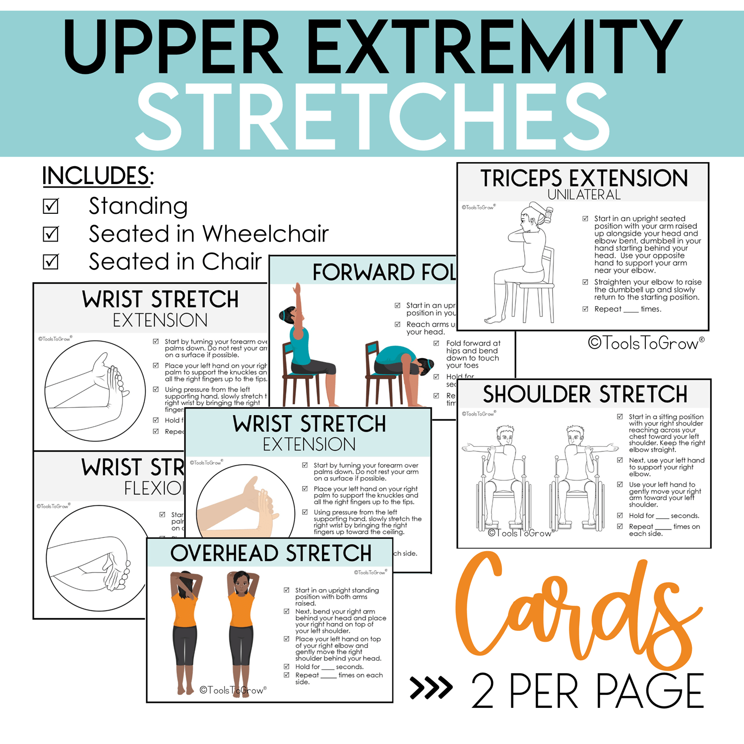Upper Extremity Strengthening Exercises & Range of Motion/Stretches