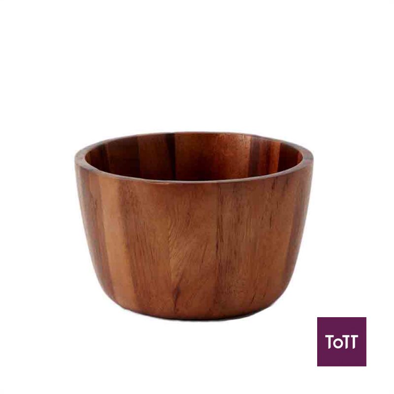 Mye Wooden Salad Bowl AcaciaLacquer Ø22xH12cm ToTT Store Singapore