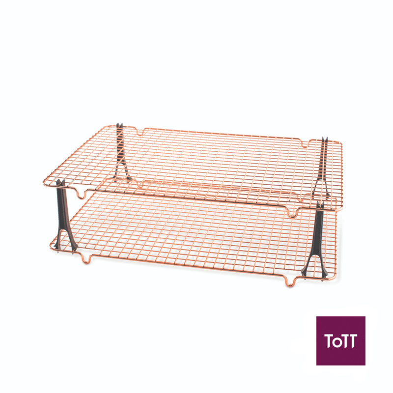 Nordic Ware Copper Plated Steel Wire Stackable Cooling Rack L16.7xW11