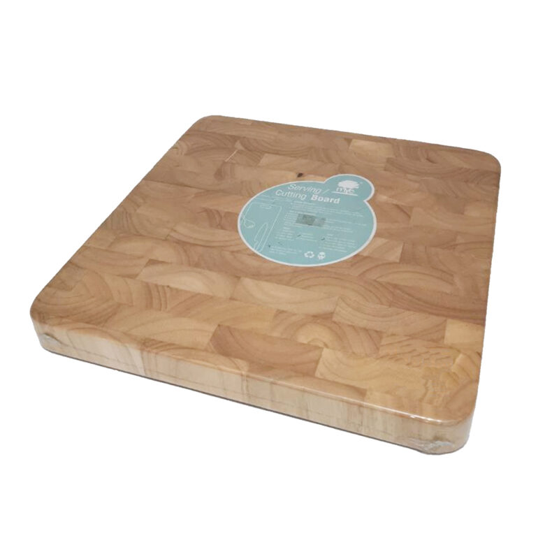 Mye Wooden Square Cutting Board, RubberLacquered L30xH3cm ToTT Store