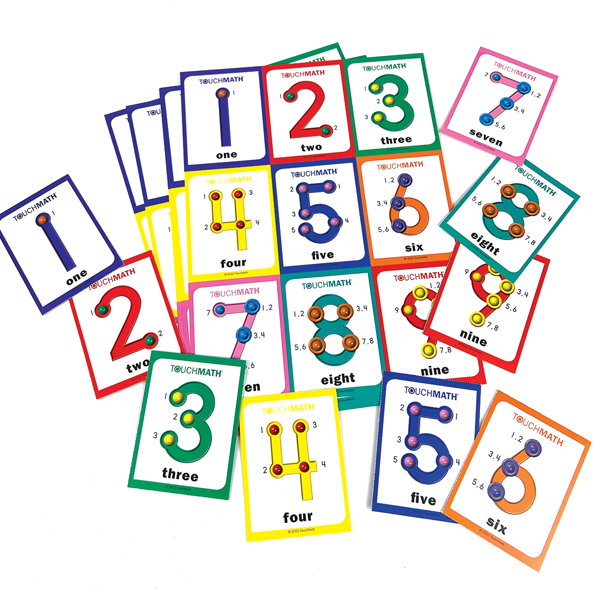 Student Number Cards TouchMath