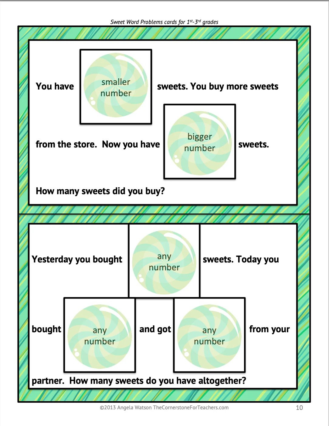 FREE Word Problem Game for Operations and Algebraic Thinking Truth