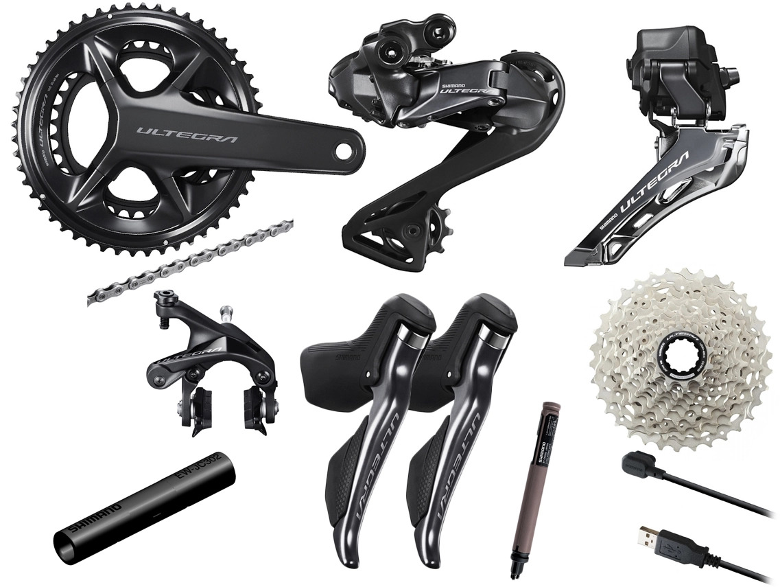 Shimano Ultegra R8100 12Speed Di2 Rim Road Groupset