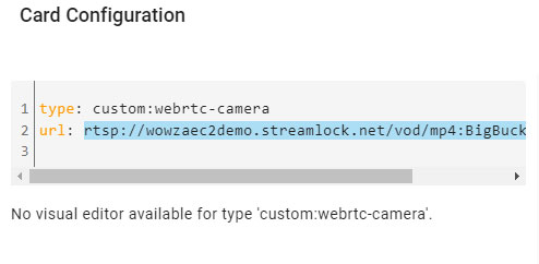 How to add Yoosee cameras to Home Assistant via WebRTC component?