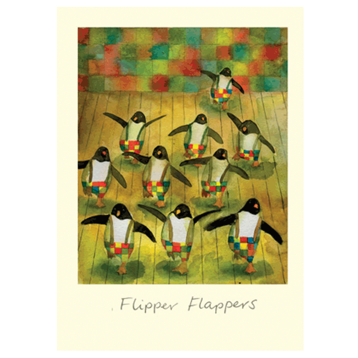 Flipper Flappers Card by Anna Shuttlewood Two Bad Mice
