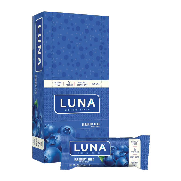 Luna Blueberry Bliss Bars 15/Box LPBC