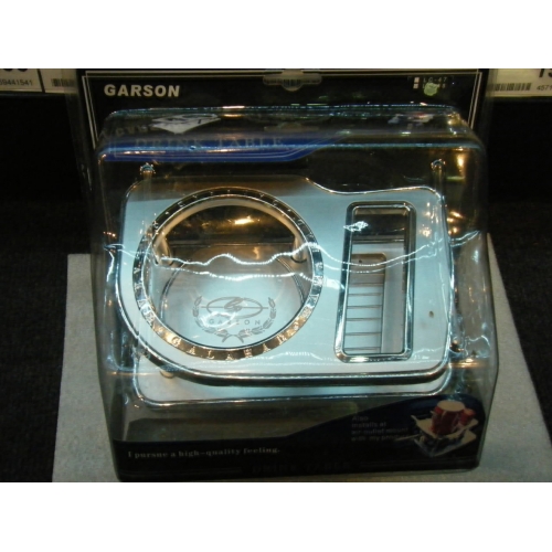 DAD GARSON DRINK AND PHONE TABLE SILVER VSpec Auto Accessories