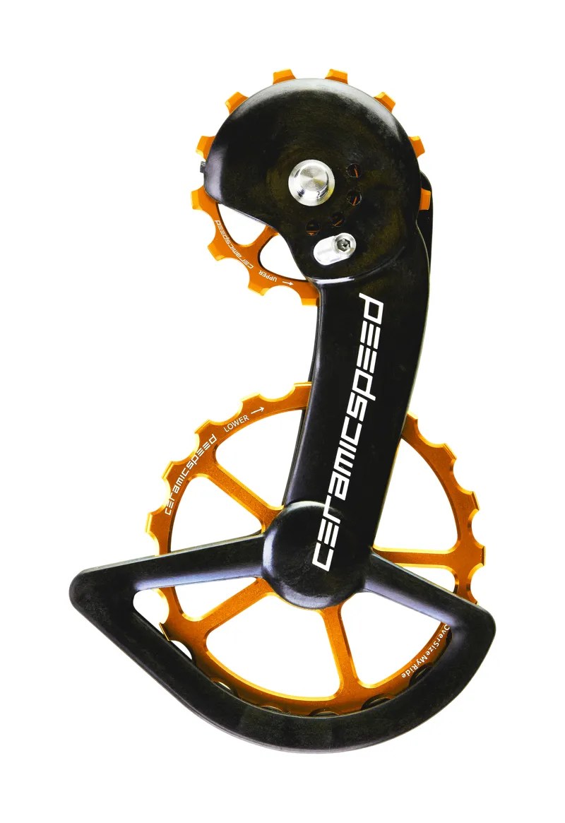 CeramicSpeed OSPW X System Coated Shimano GRX/RX 2x11 Orange