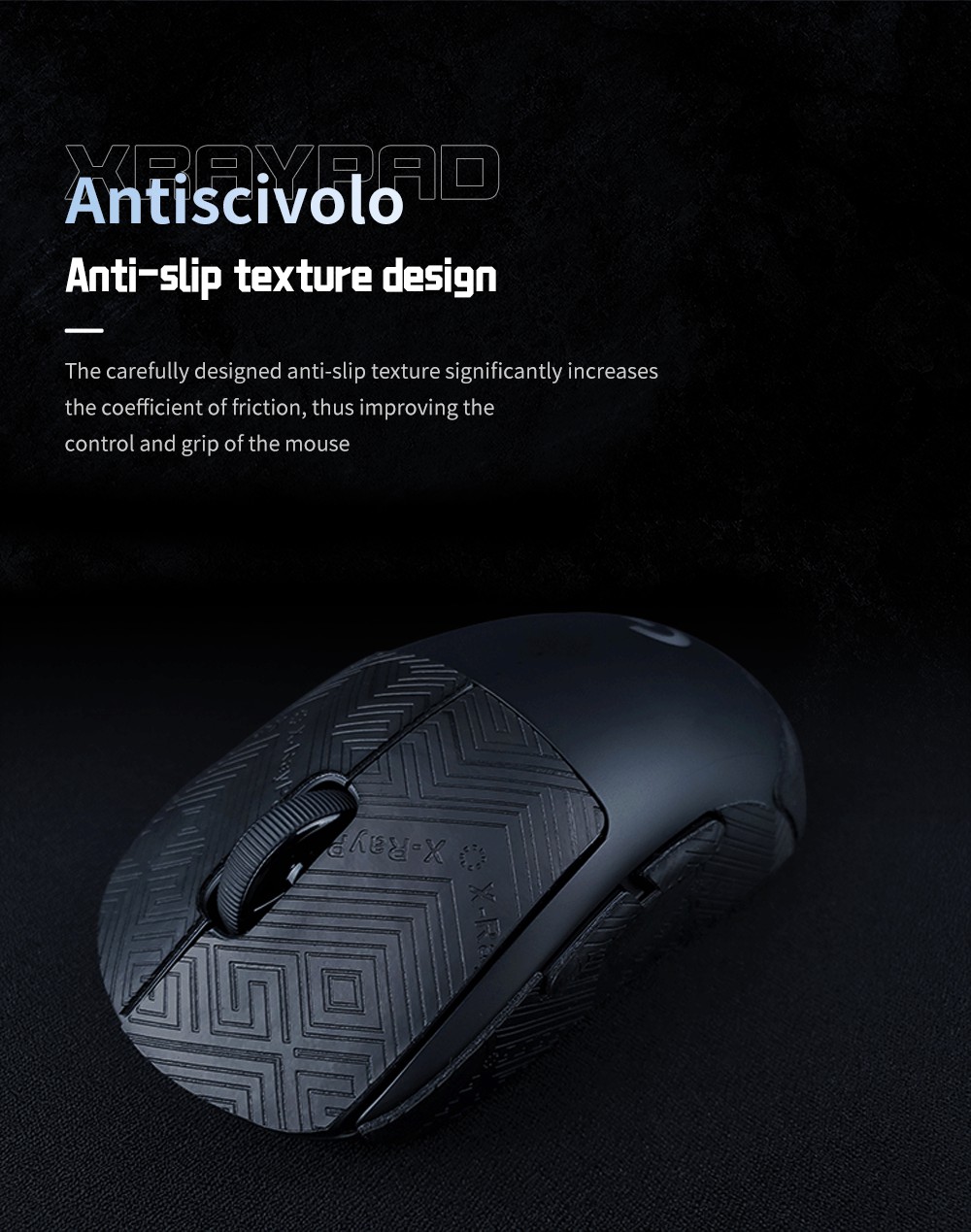 Xraypad Geckos Antislip Mouse Grip Tape For Logitech G Pro Wireless