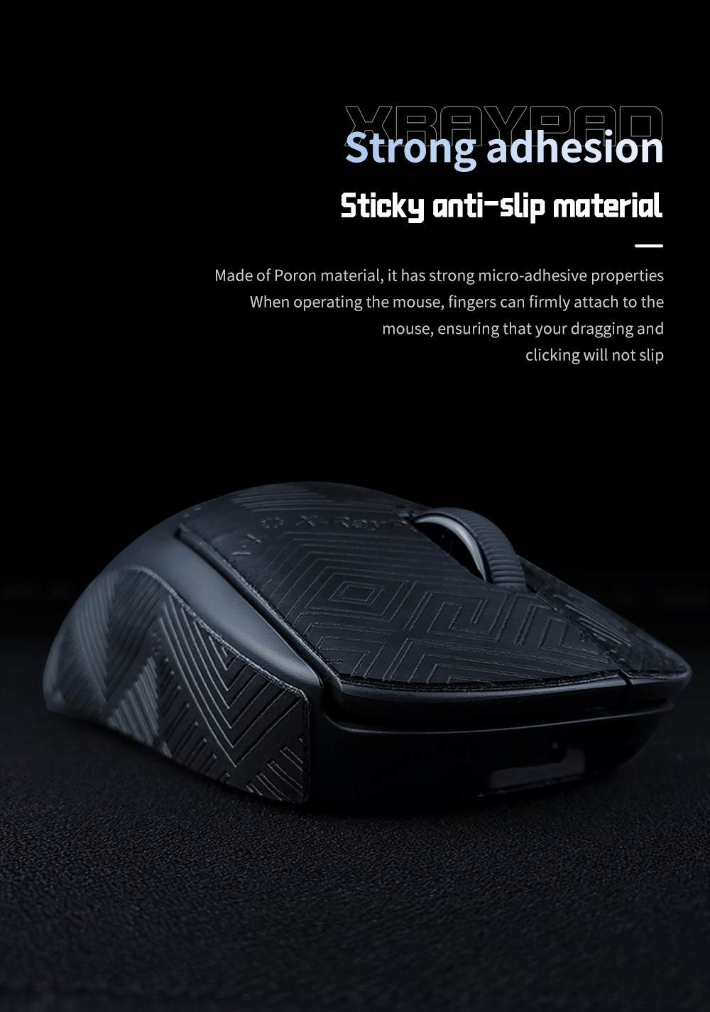 Xraypad Geckos Antislip Mouse Grip Tape For Logitech G Pro Wireless