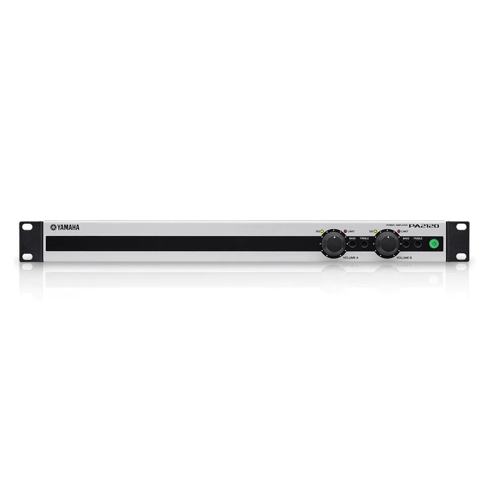 Yamaha PA2120 Power Amplifier LoZ/HiZ switchable amp. 1 stereo/2 mono