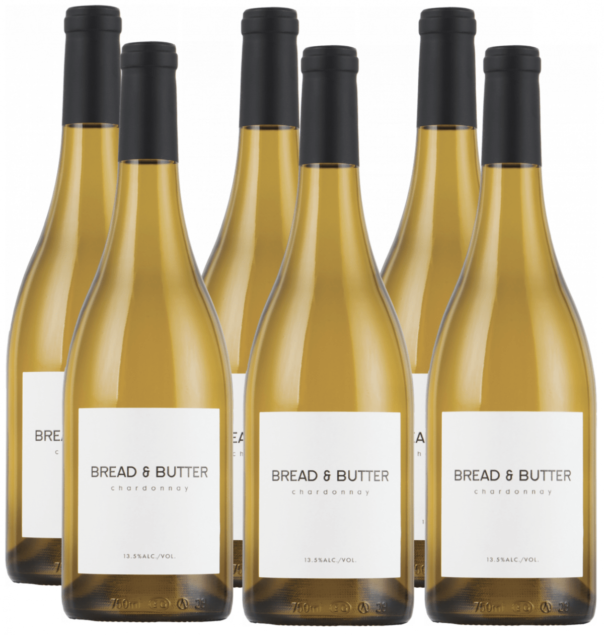 Bread & Butter Chardonnay 2019 (6 styk) Alle vine Smalle Vine