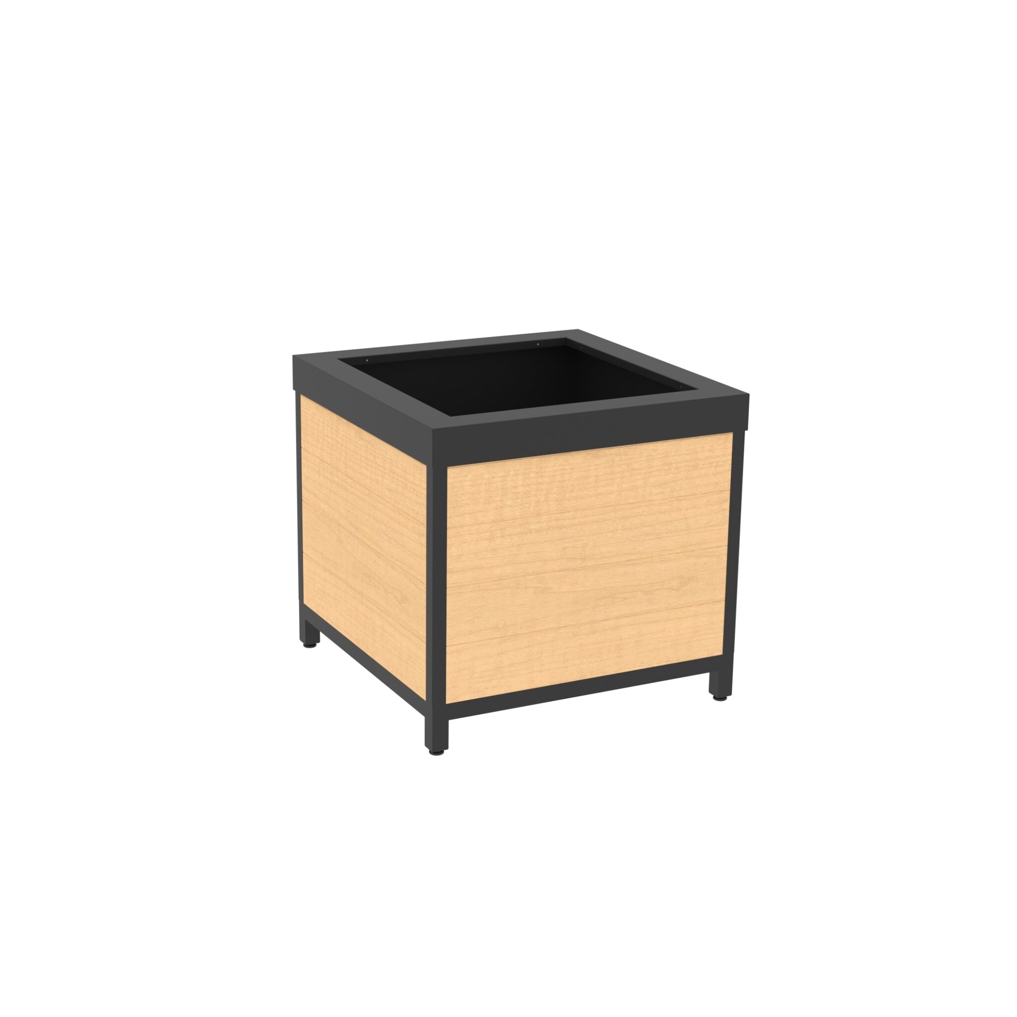 Wood Dump Bin (Laney) Enclosed Base Shop2It Retail