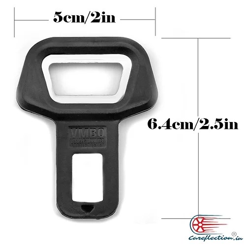 Universal Vehicle Safety Car Seat Belt Alarm Stopper Alloy Buckle