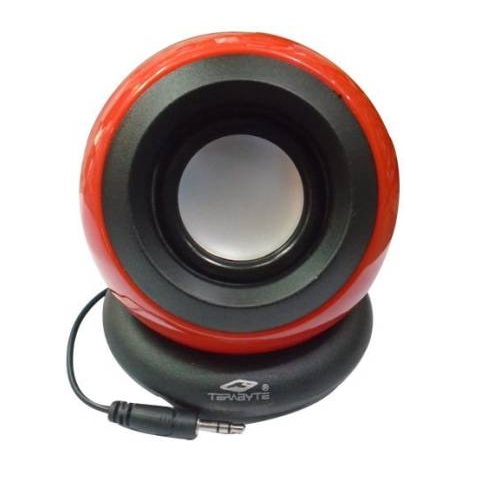 Terabyte TBMS0136 Multimedia Speakers 2 W Laptop/Desktop Speaker (Red, 2.0 Channel) Shop4Deal