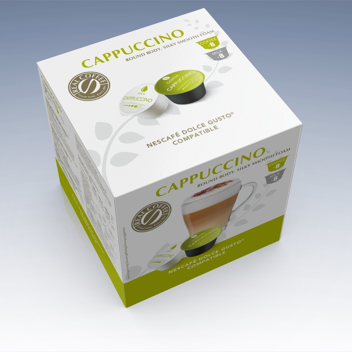 96 Pods Cappuccino Dolce Gusto® Pods for Dolce Gusto® with taste testwinning coffee Real