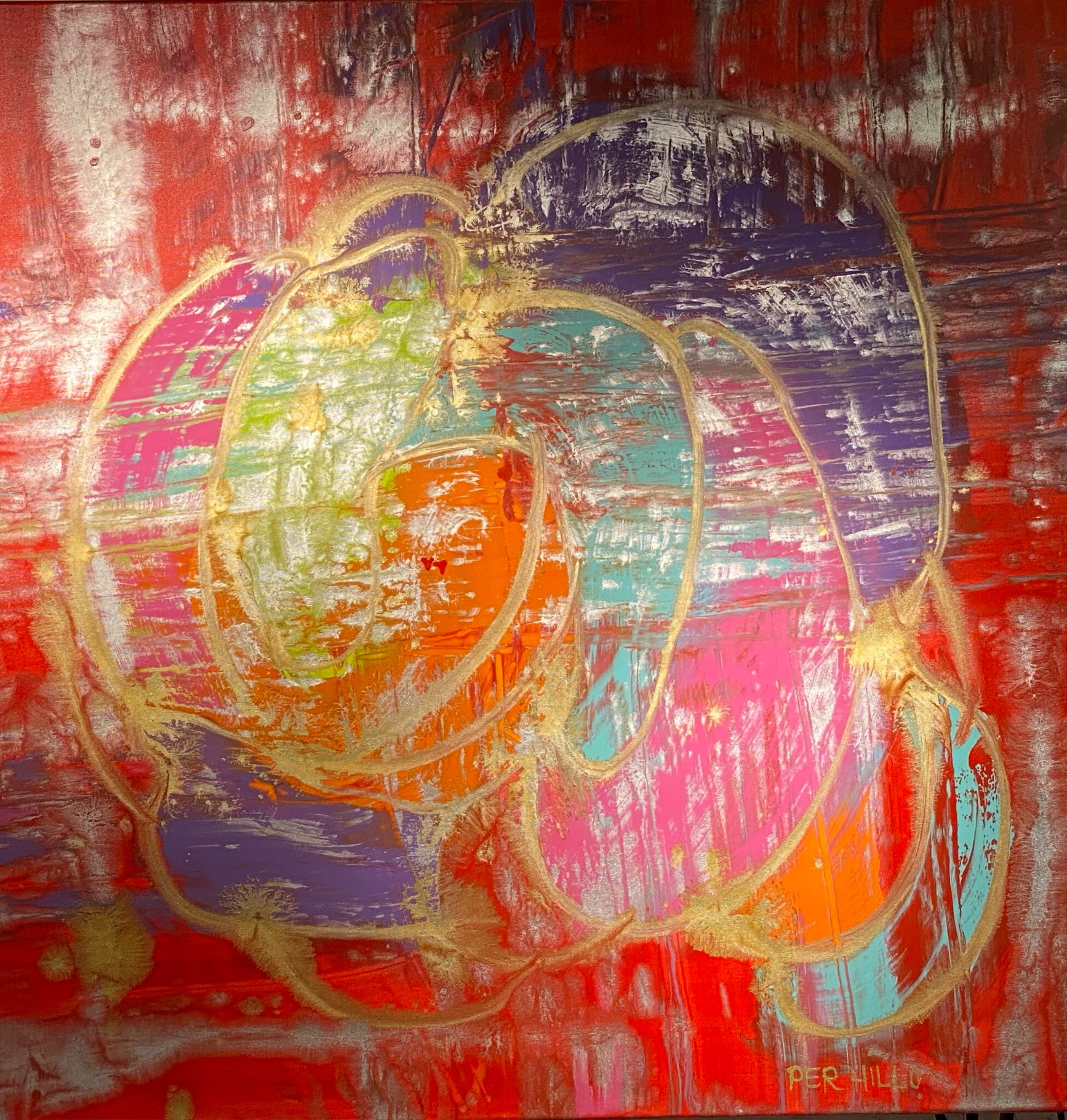 The Magic of Love Malerier 100 x 100 Per Hillo