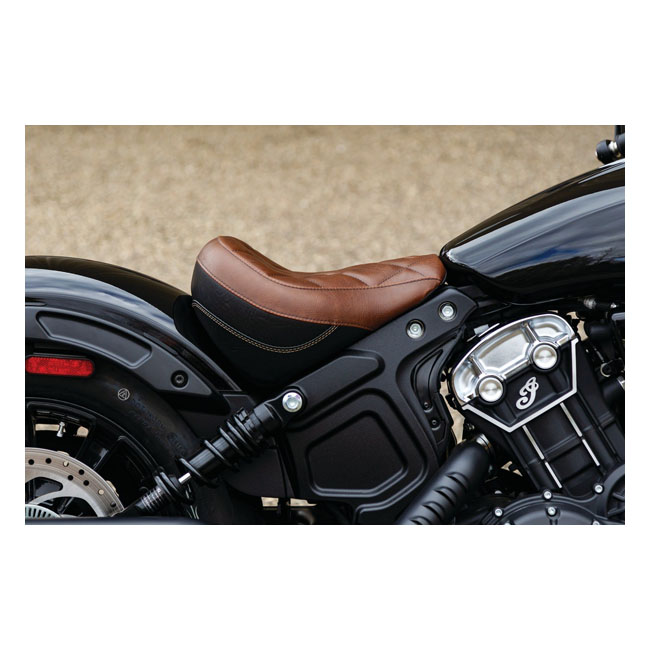 MUSTANG STANDARD TOURING SOLO SEAT , Fits > 1820 Indian Scout Bobber